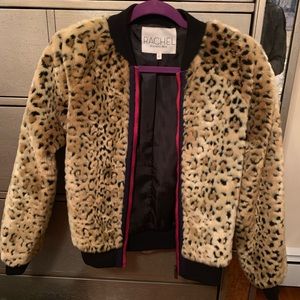 RACHEL Rachel Roy Women's Faux-Fur Bomber Jacket